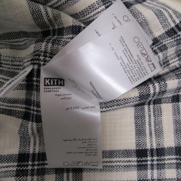 Kith Men's Boxy Collared Overshirt Nocturnal KHM031159-413 Size L Summer 2023 - Picture 12 of 12
